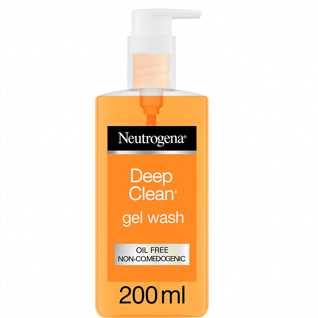 Neutrogena Deep Clean Gel Face Wash - 200ml, Facial Cleansers