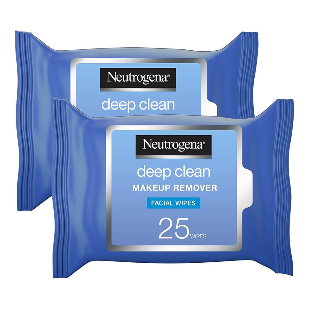 Neutrogena Deep Clean Makeup Remover Wipes 25s KNIGHTS PHARMACY