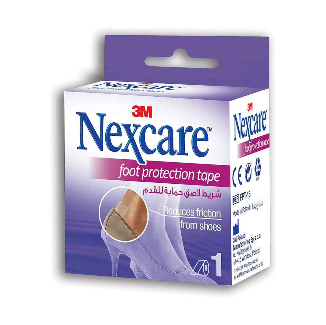 Nexcare Foot Protection Tape 25mm x 5m - 1 Pack, Medical Tape & Bandages