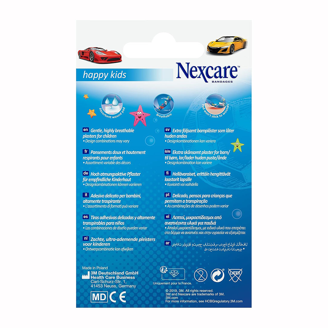 Nexcare Happy Kids Cool Assorted Bandages - 20 Pieces, Medical Tape & Bandages 