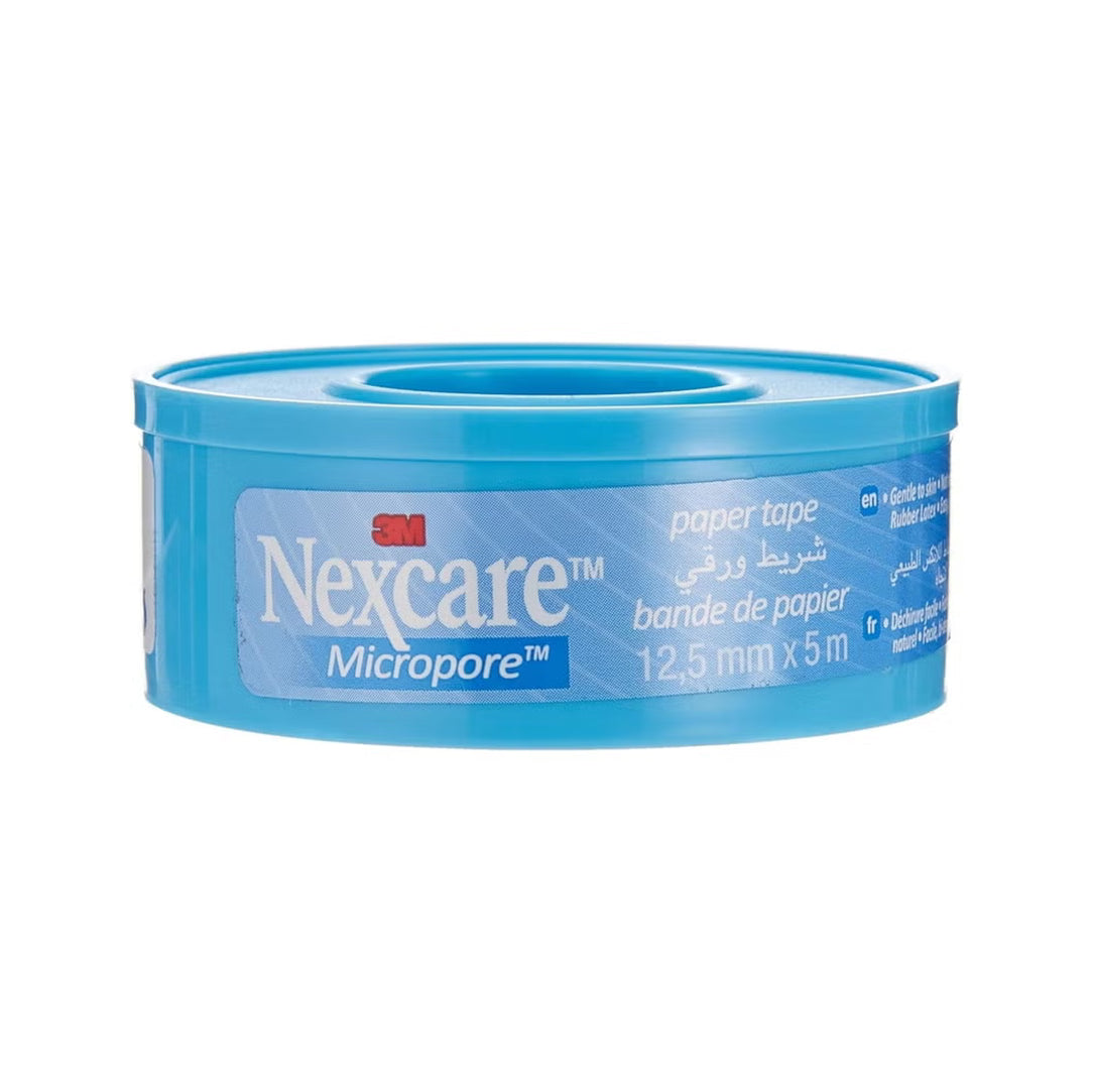 Nexcare Micropore Paper Tape 12.5mm x 5m - 18 Spools, Medical Tape & Bandages