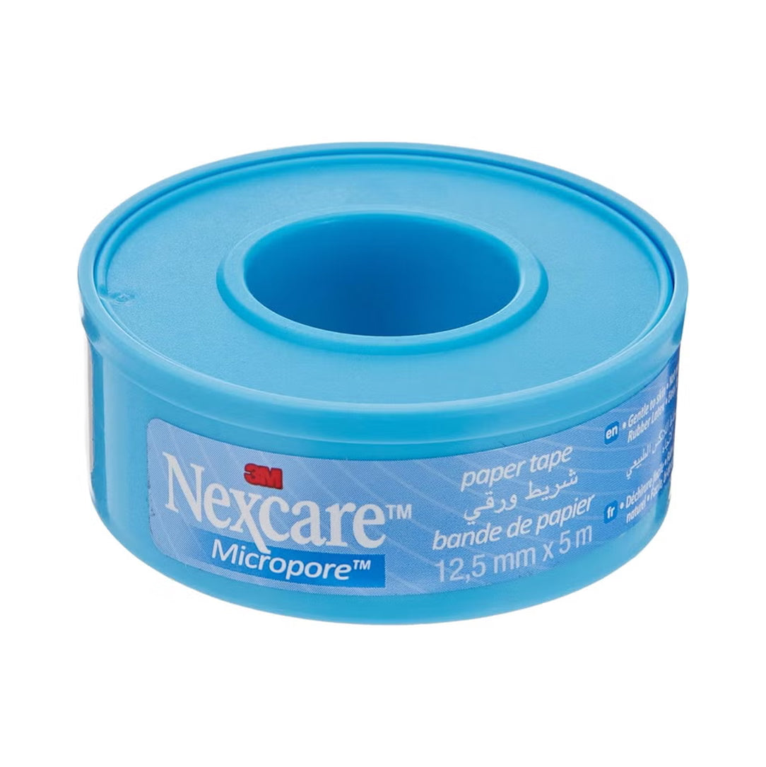 Nexcare Micropore Paper Tape 12.5mm x 5m - 18 Spools, Medical Tape & Bandages
