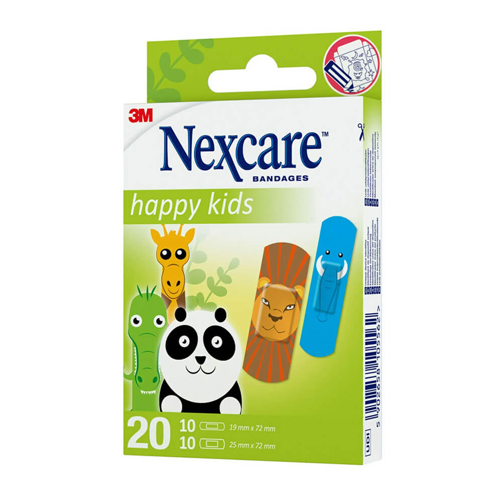 Nexcare N0920AN Kids Animal Bandages – assorted designs