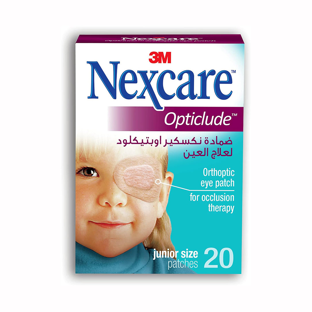 Nexcare Opticlude Orthoptic Eye Patch Junior 1537 - 20 Patches,  Medical Tape & Bandages