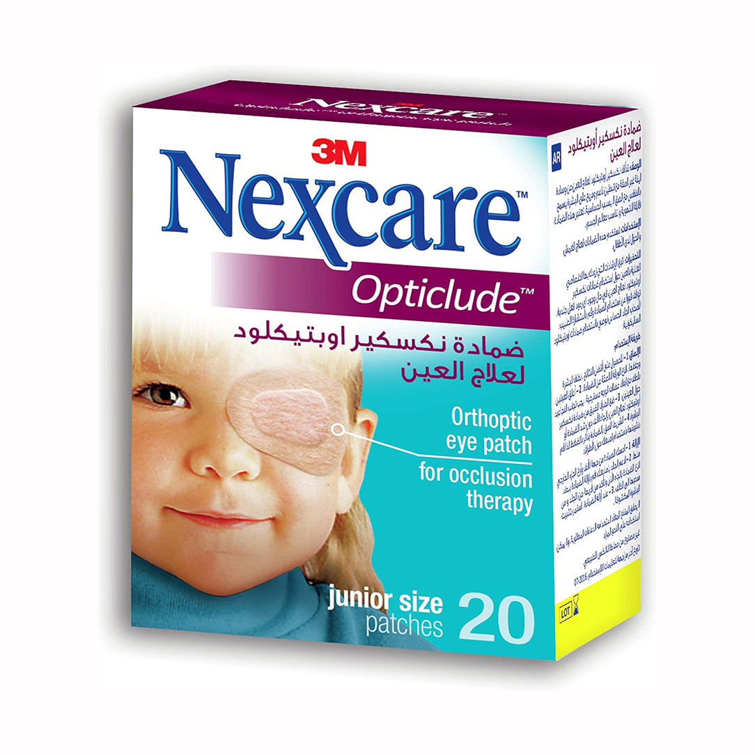 Nexcare Opticlude Orthoptic Eye Patch Junior 1537 - 20 Patches,  Medical Tape & Bandages