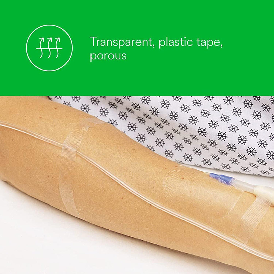 Nexcare Transpore Clear Tape 12.5mm x 5m - 18 Spools, Medical Tape & Bandages