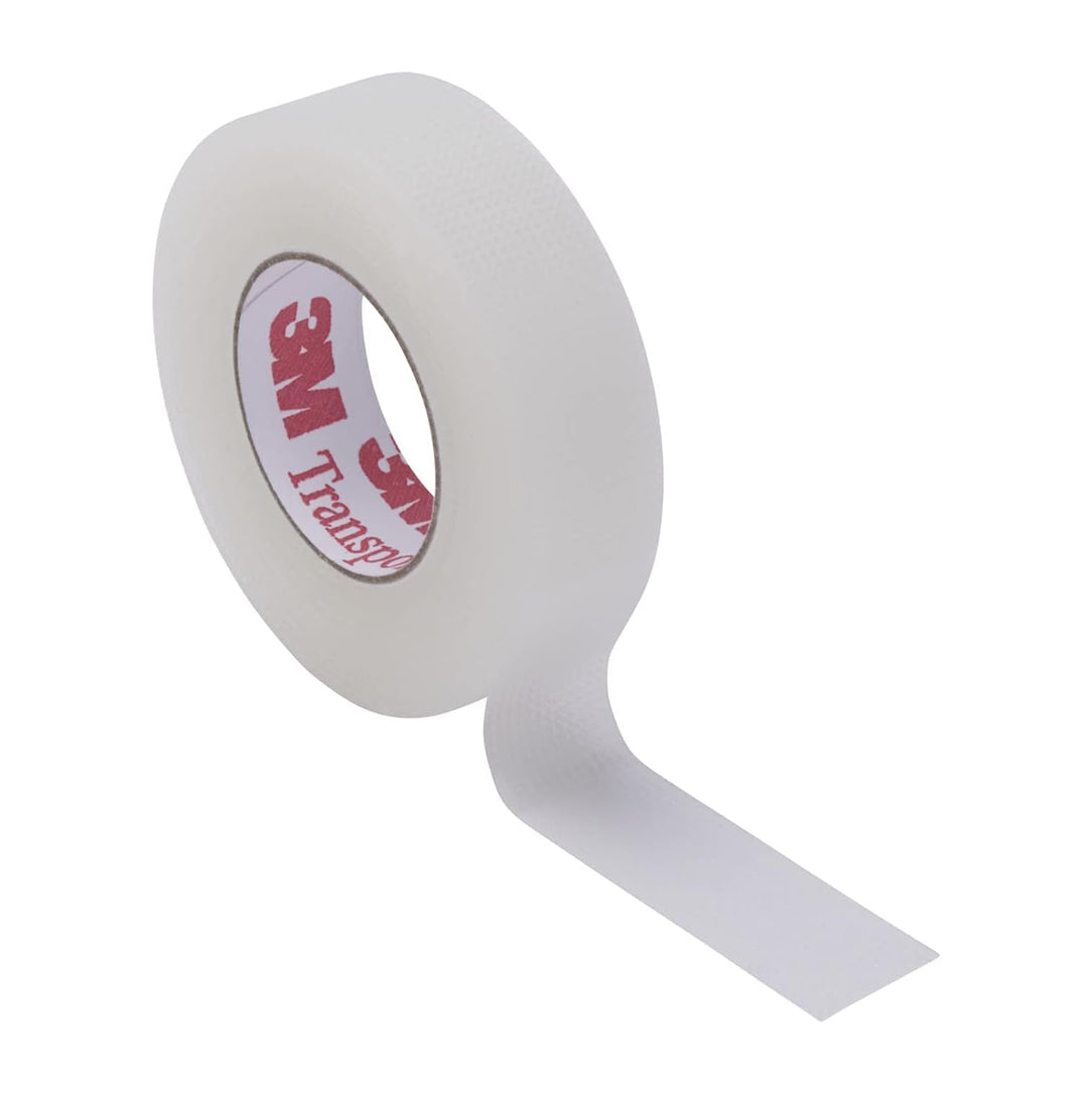 Nexcare Transpore Clear Tape 12.5mm x 5m - 18 Spools, Medical Tape & Bandages