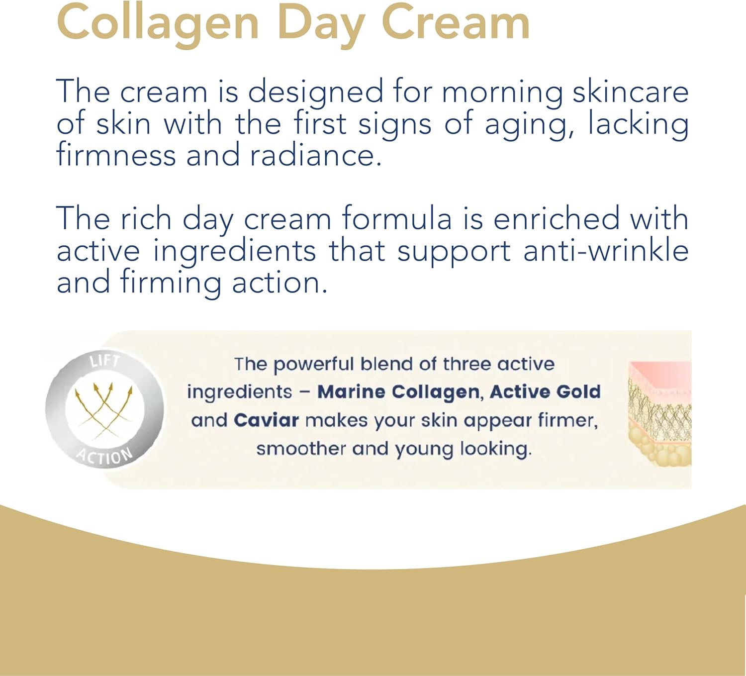 NovaClear Collagen Anti-Aging Day Cream Moisturizer - 50ml, Anti-Aging Skin Care