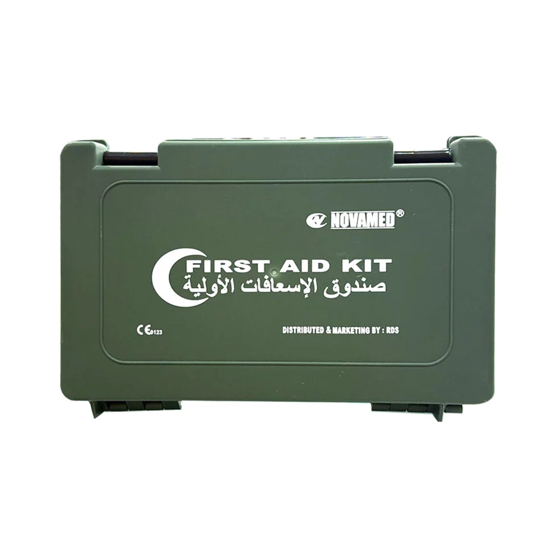 Novamed Empty First Aid Box (Green) for 25 Persons, First Aid Kits