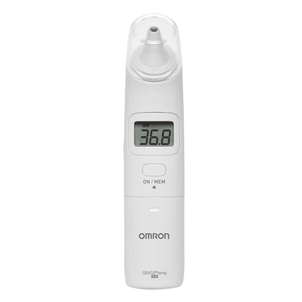 OMRON Gentle Temp 520 Digital Ear Thermometer with probe cap