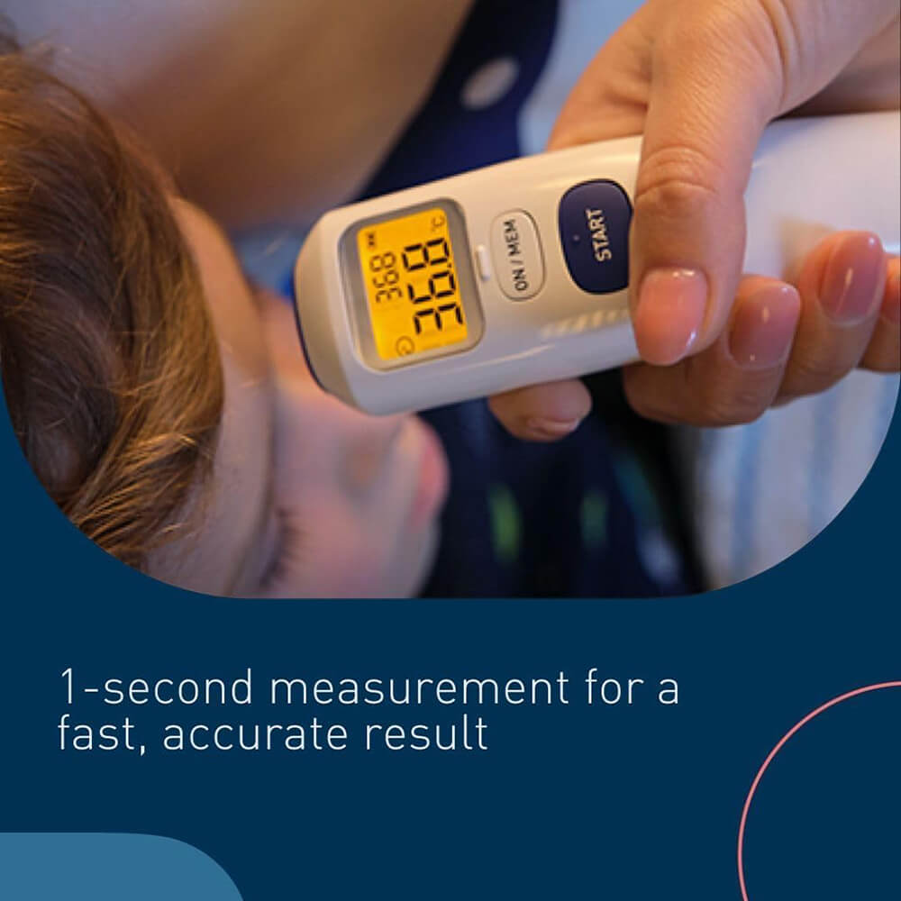 Fast and accurate contactless thermometer – OMRON forehead model