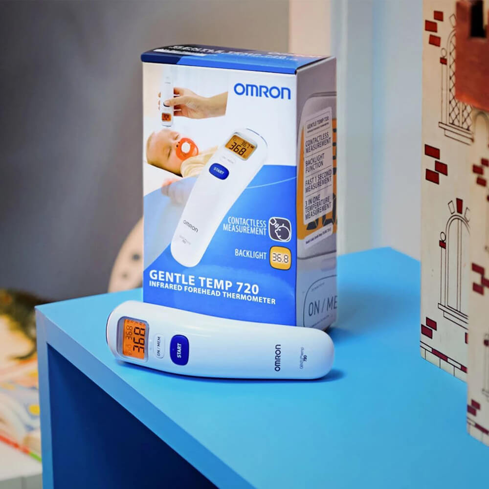 Digital forehead thermometer with no-touch sensor – OMRON 720