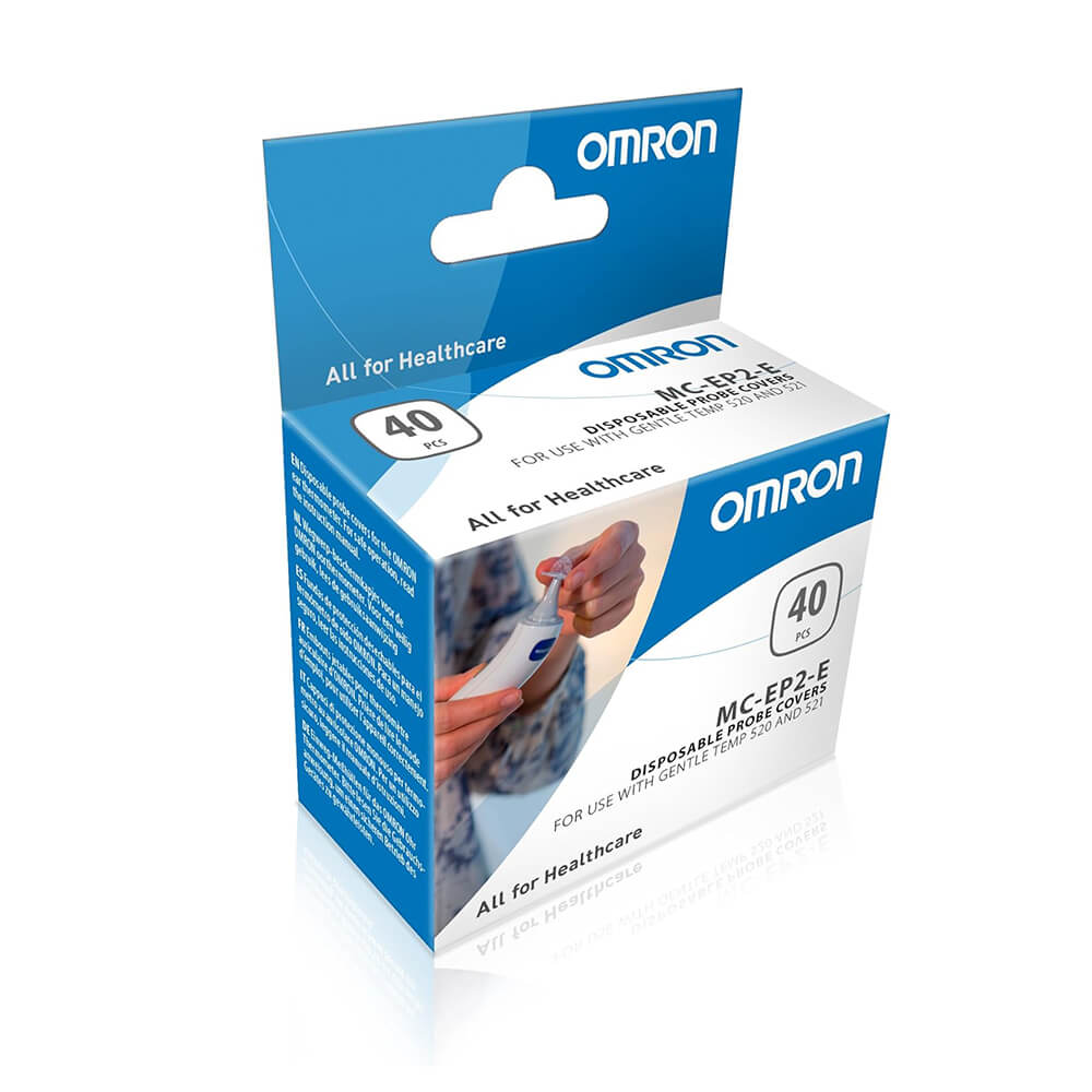 Disposable probe covers for OMRON ear thermometers – pack of 40
