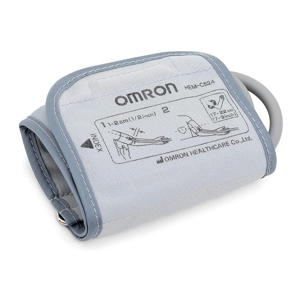 Digital upper arm BP monitor with adapter and thermometer – OMRON M2 Basic