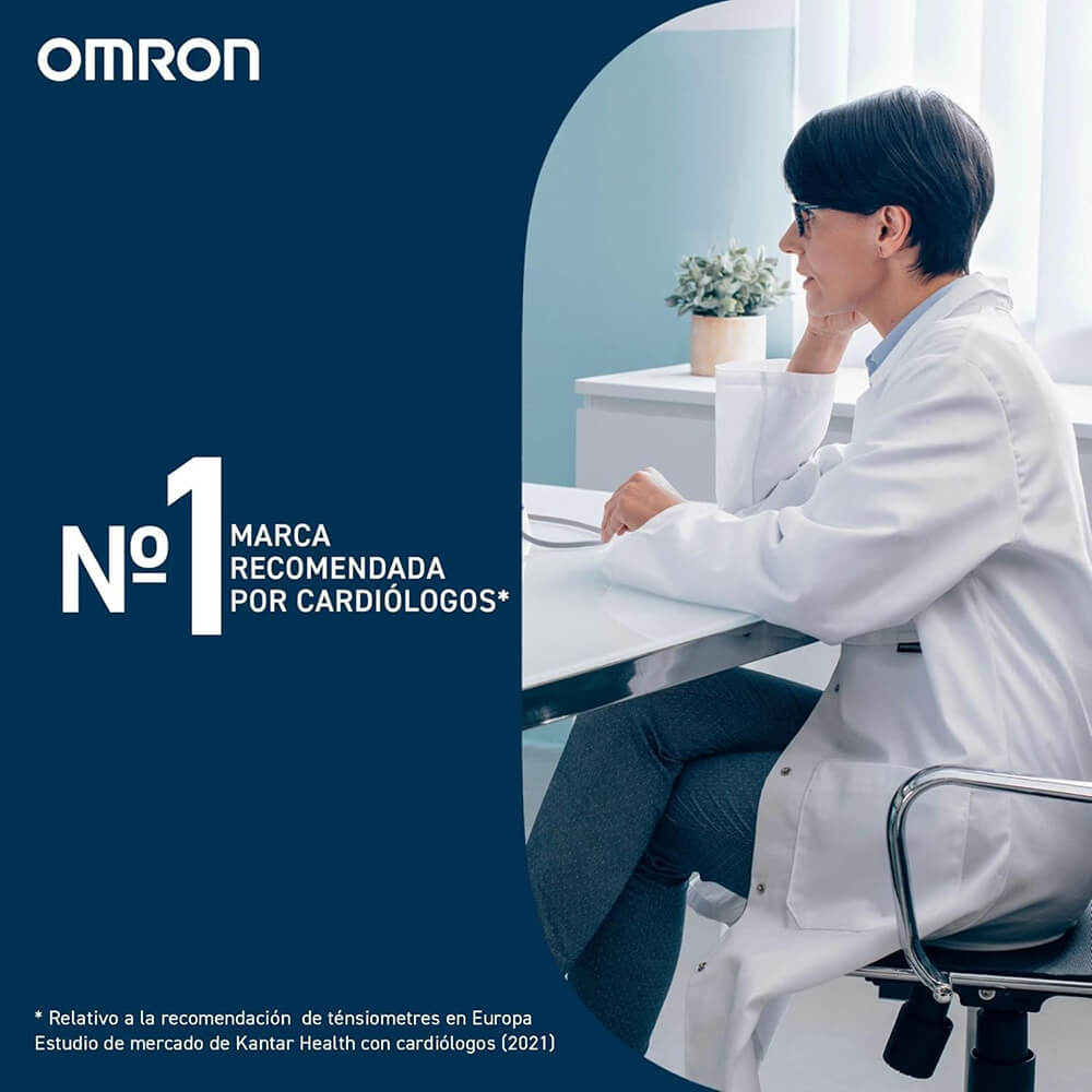 Basic home-use blood pressure monitor with cuff – OMRON M2 with extras