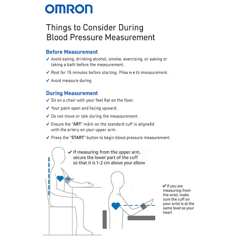 Digital upper arm blood pressure machine – OMRON M3 Intelli
