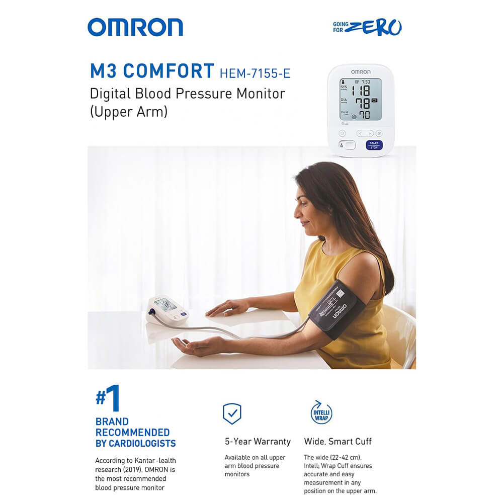 OMRON M3 Intelli Upper Arm Blood Pressure Monitor, Blood Pressure Monitors