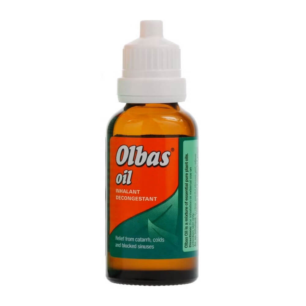Olbas oil 30ml – essential oil blend for blocked nose