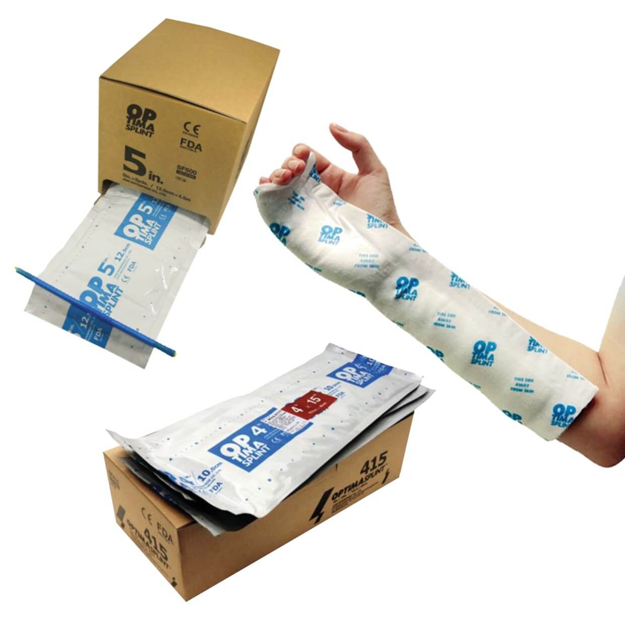  Optima Splint Roll 3" x 5yd, Medical Tape & Bandages