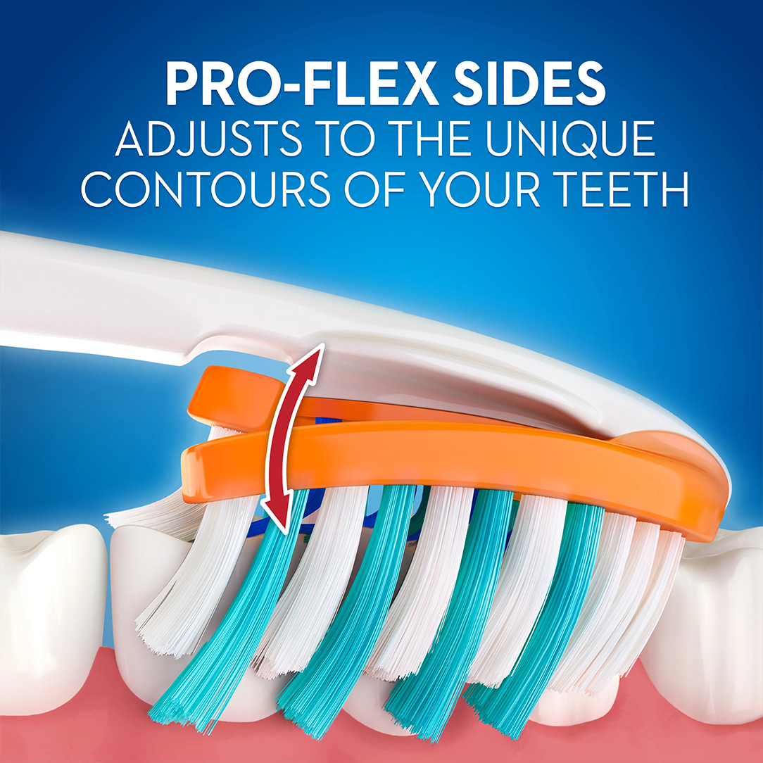 Oral-B Pro-Expert Pro-Flex Medium Toothbrush - 38, Manual Toothbrushes