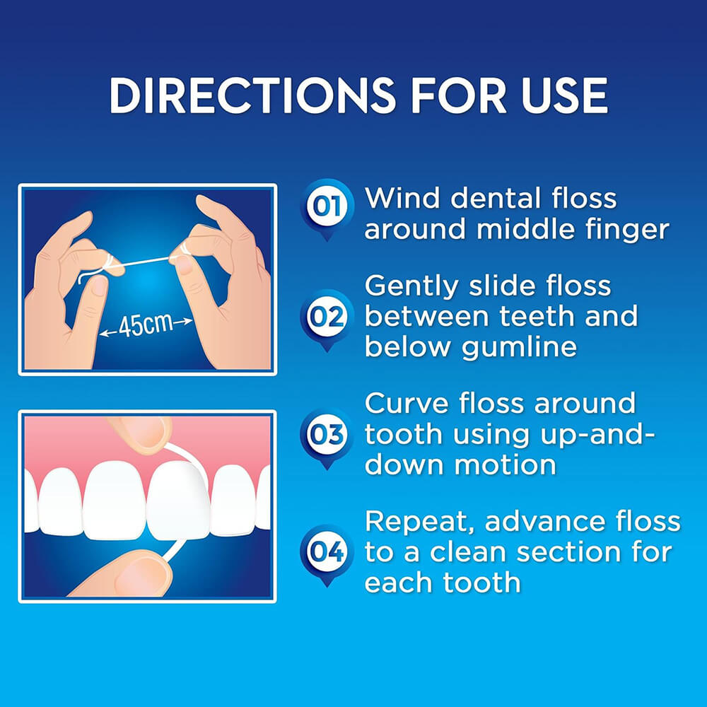 Oral-B satin tape – soft, wide floss for tight teeth spaces
