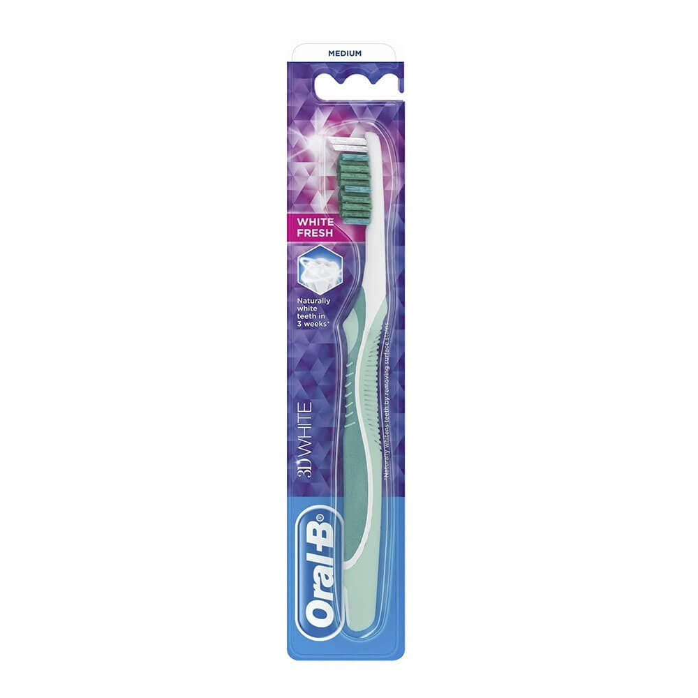 Oral‑B 3D White Fresh Toothbrush – 40 Medium KNIGHTS PHARMACY