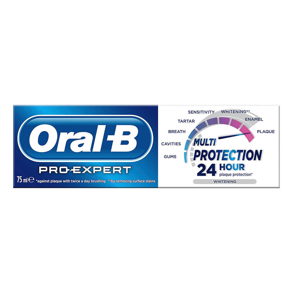 Oral-B Pro-Expert Whitening Toothpaste – 75ml brightening formula