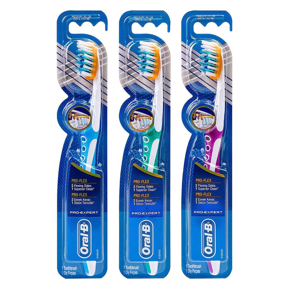 Pro-Flex 38 Oral-B toothbrush – flexible sides for gum protection