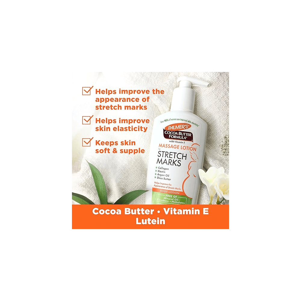 Palmer's Cocoa Butter Massage Lotion for Stretch Marks - 250ml, Lotions & Moisturizers