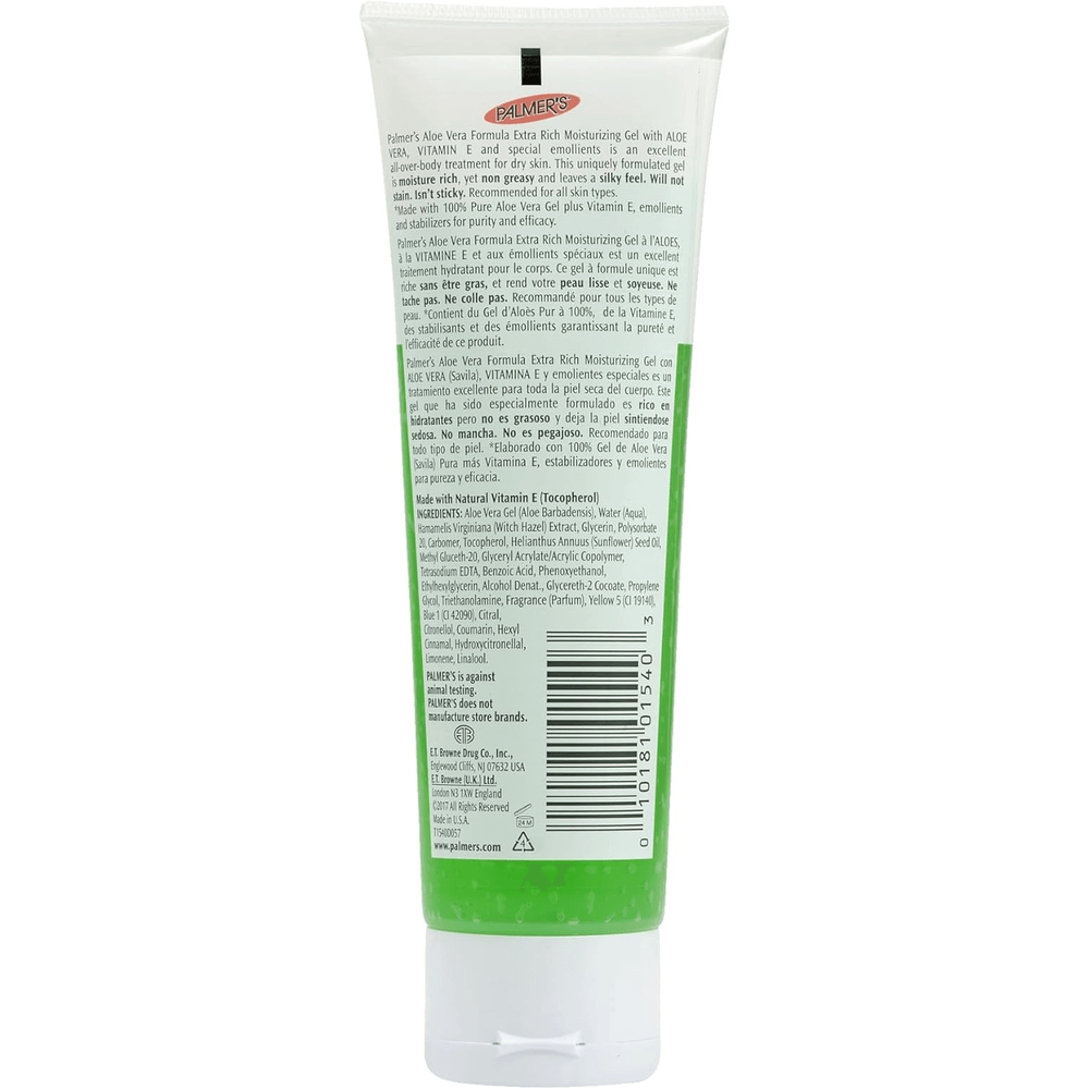 Palmers Aloe Vera + Vitamin E Extra Rich Moisturizing Gel - 125g/4.4oz, Lotions & Moisturizers