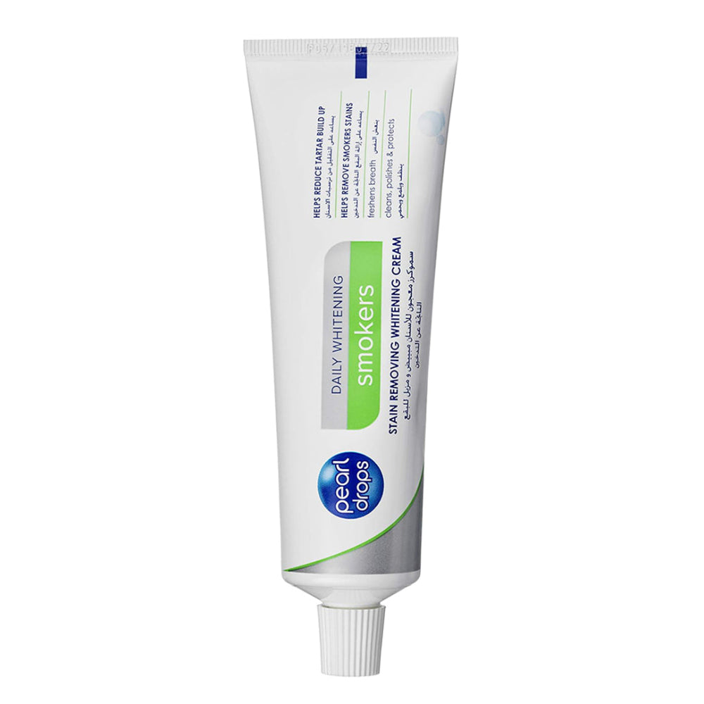 Pearl Drops Smokers Stain Removing Whitening Cream - 75ml, Teeth Whiteners