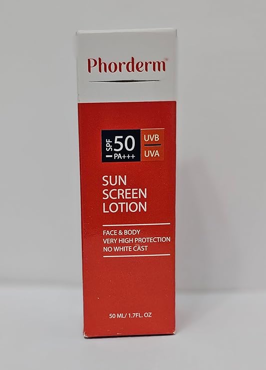 Phorderm SPF 50 Sunscreen Lotion - 50ml, Sunscreen