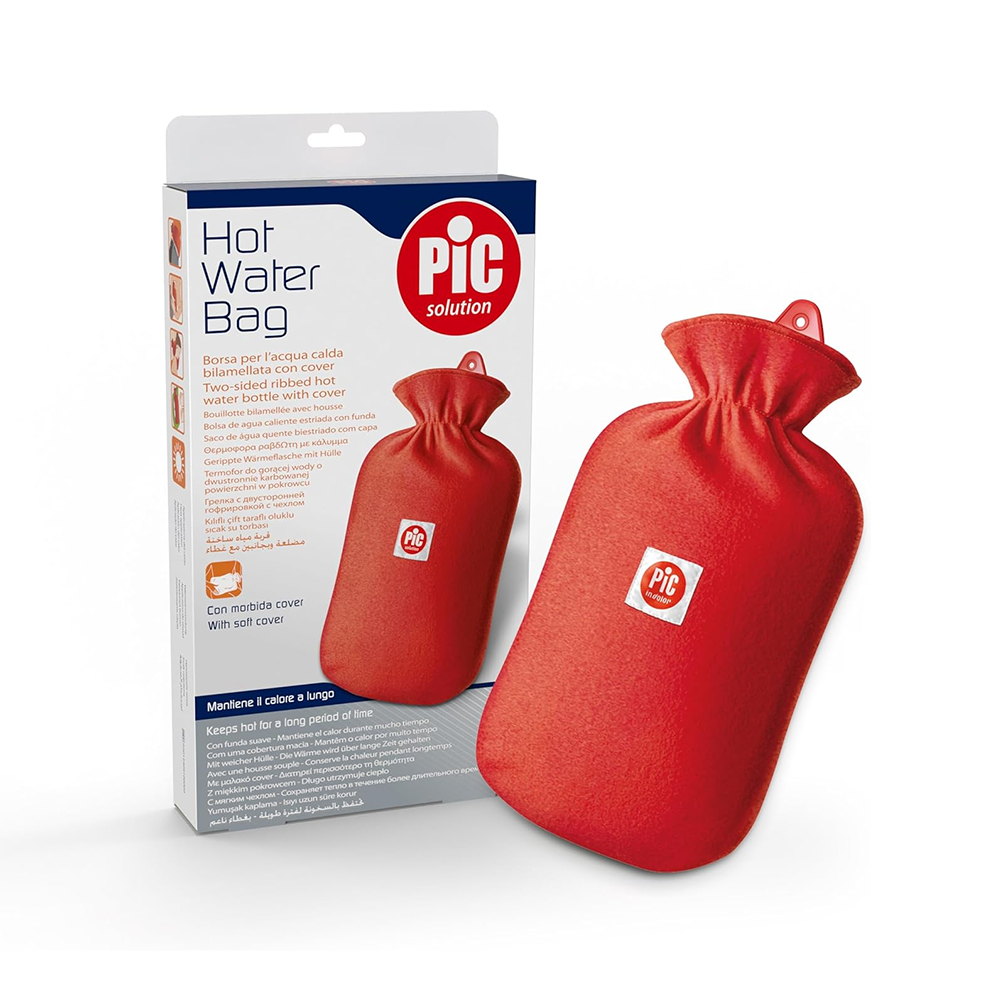 Pic Two-Sided Hot Water Bag with Cover, Feminine Sanitary Supplies