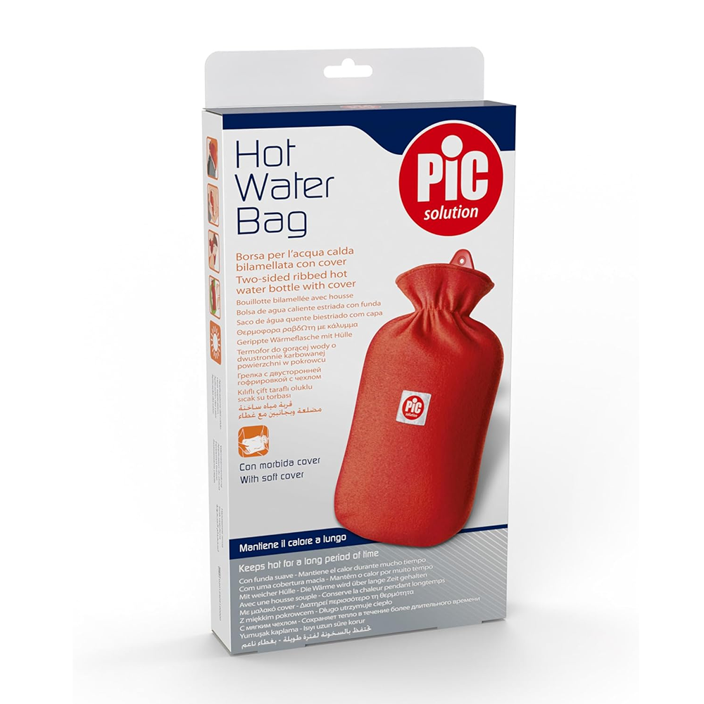 Pic Two-Sided Hot Water Bag with Cover, Feminine Sanitary Supplies