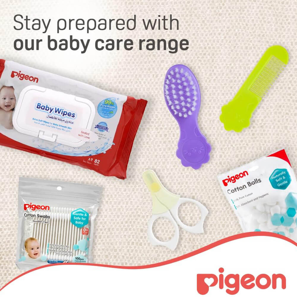 Newborn-safe wipes – Pigeon Pure Water 70s Twin Pack UAE