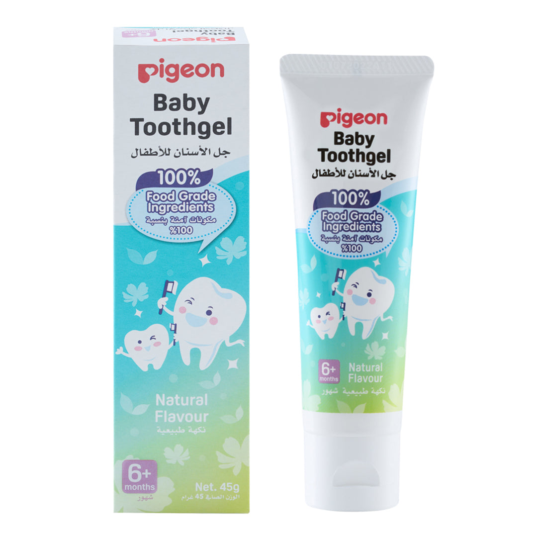 Pigeon Baby Toothgel Natural Flavor 45g - (78310), Oral Care