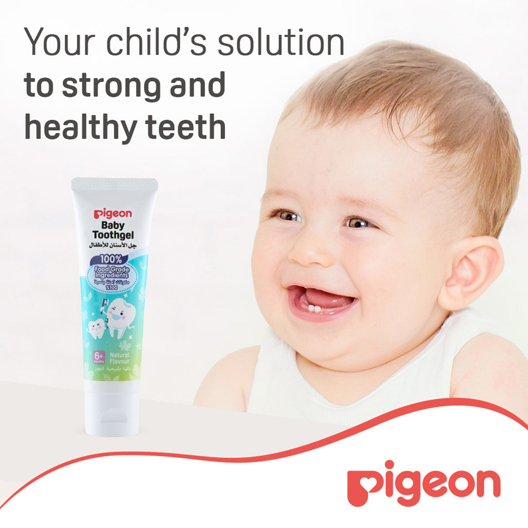 Pigeon Baby Toothgel Natural Flavor 45g - (78310), Oral Care
