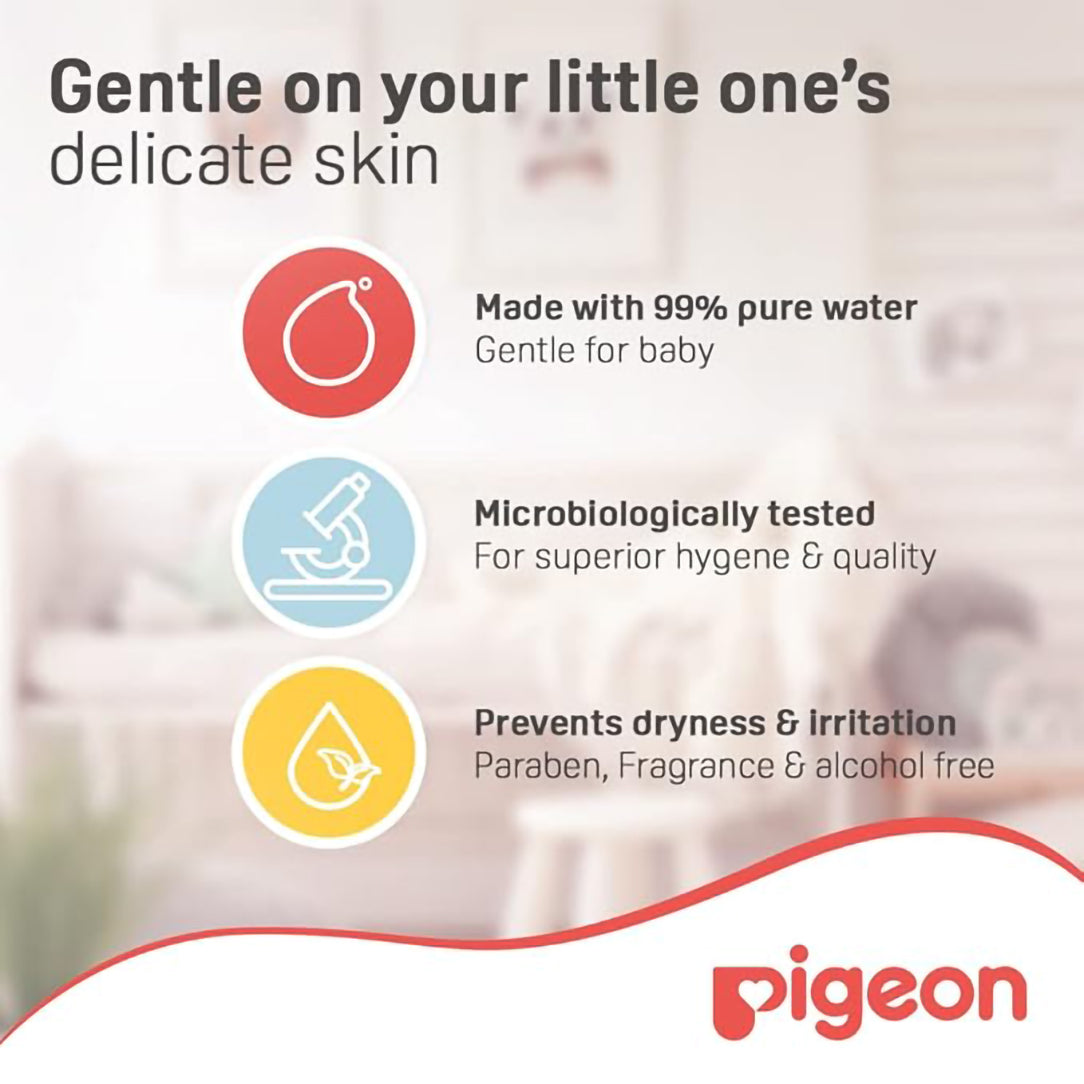Pigeon Baby Wipes 82 Sheets - (10583), Disposable Baby Wipes 