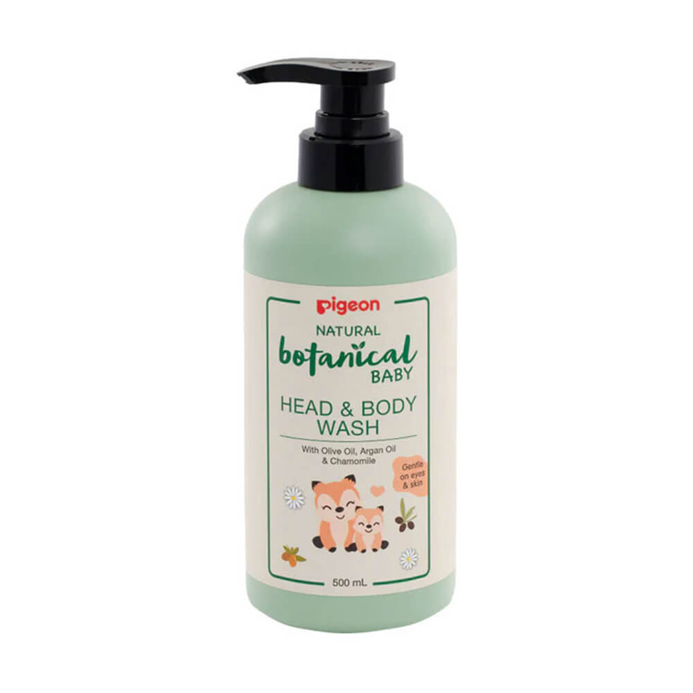 Pigeon Botanical Baby Head & Body Wash 500ml – gentle daily cleanser