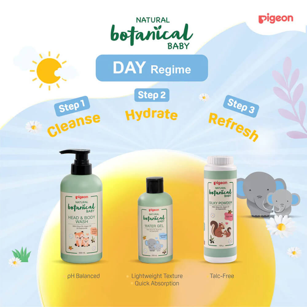 Botanical baby shampoo and body wash – Pigeon 500ml