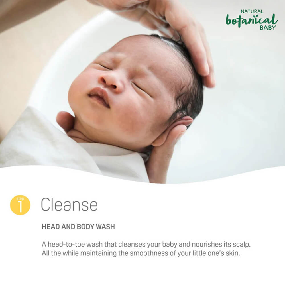 500ml Pigeon Botanical Baby Wash – safe for newborn skin