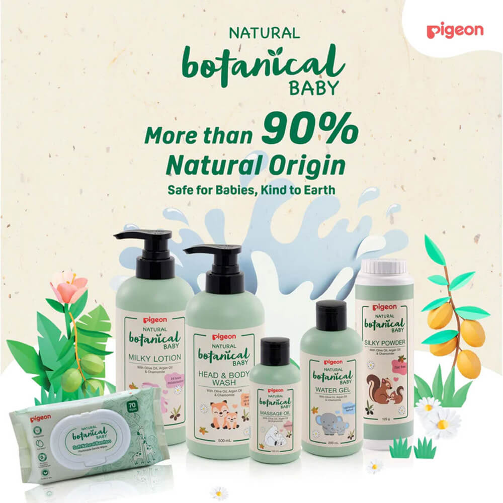 Large-size baby wash – Pigeon Botanical 500ml for sensitive skin