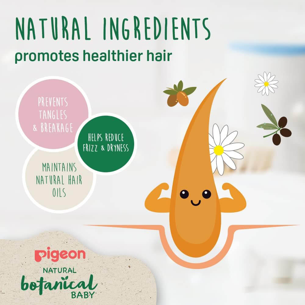 Pigeon baby hair wash – Botanical 200ml natural care
