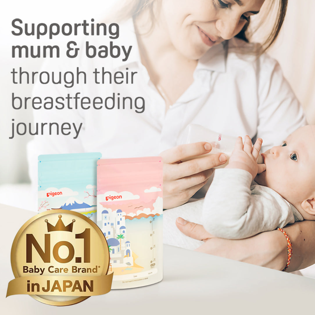Pigeon Breast Milk Storage Bags 180ml - Pack of 25 (79321), Breast Milk Storage Containers