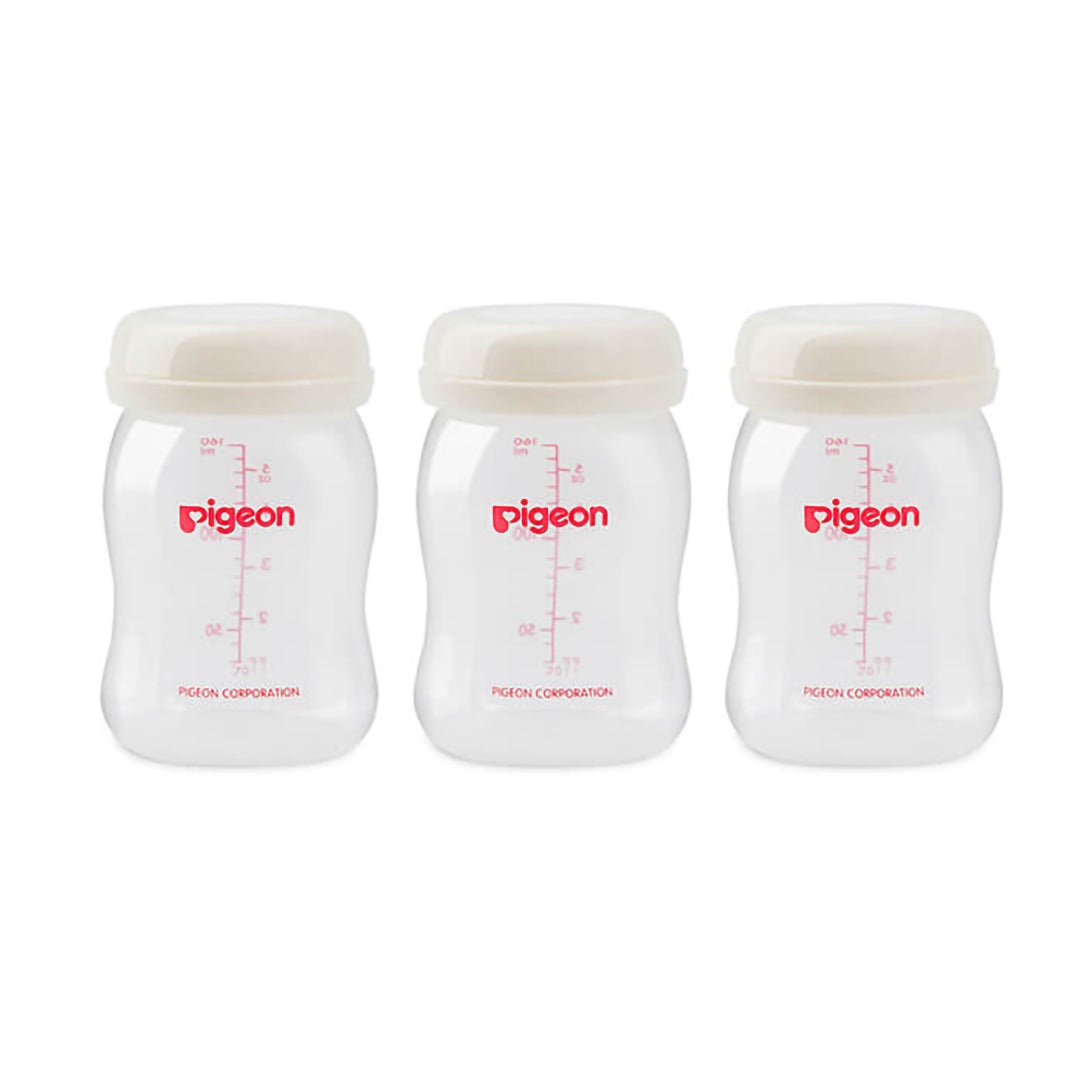 Pigeon Breast Milk Storage Bottles 3pcs Set - (26236), Breast Milk Storage Containers