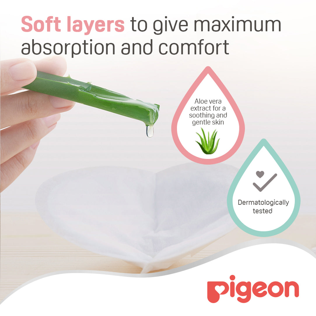 Pigeon Breast Pads Honeycomb - 12 Pieces (16591), Disposable Nursing Pads