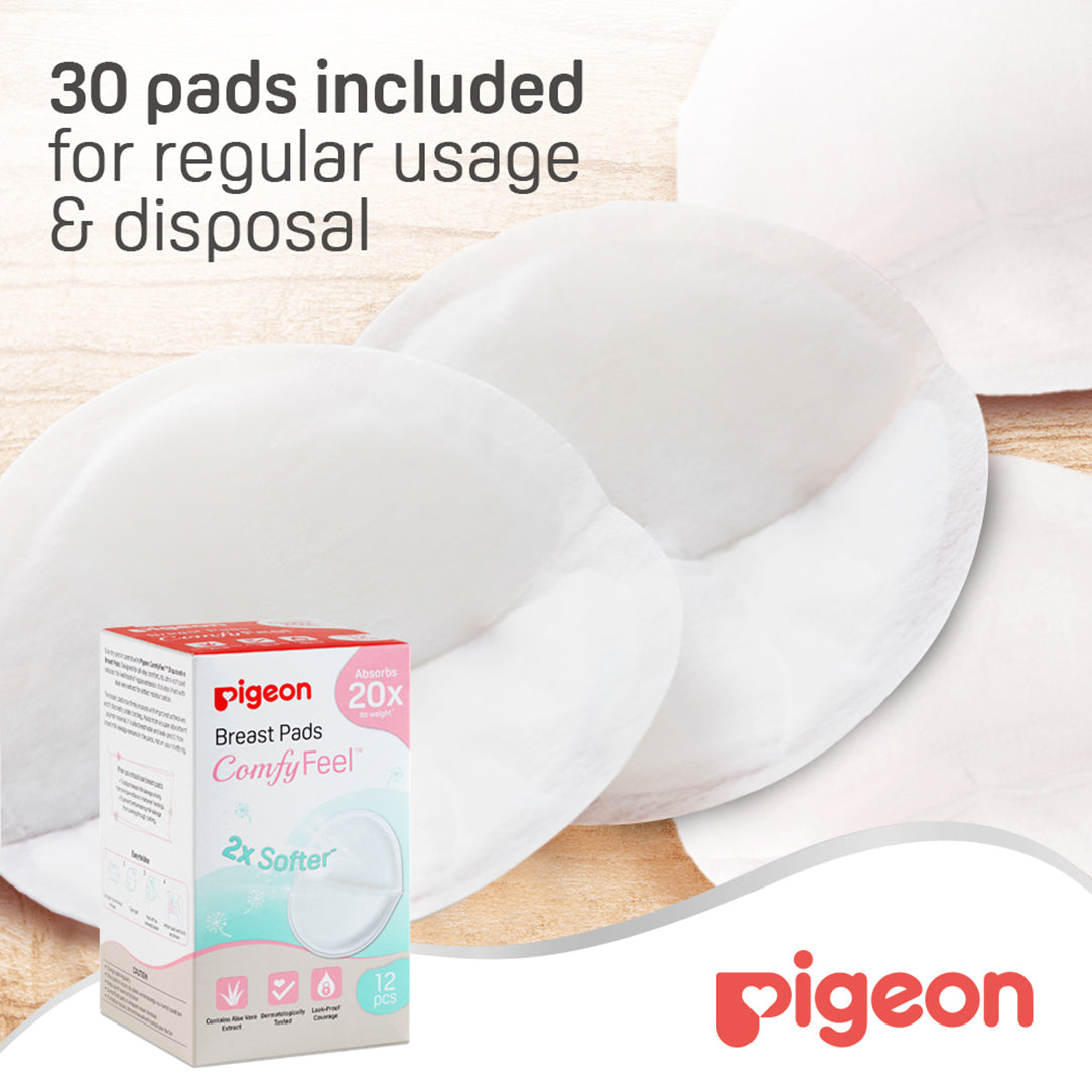Pigeon Breast Pads Honeycomb - 12 Pieces (16591), Disposable Nursing Pads