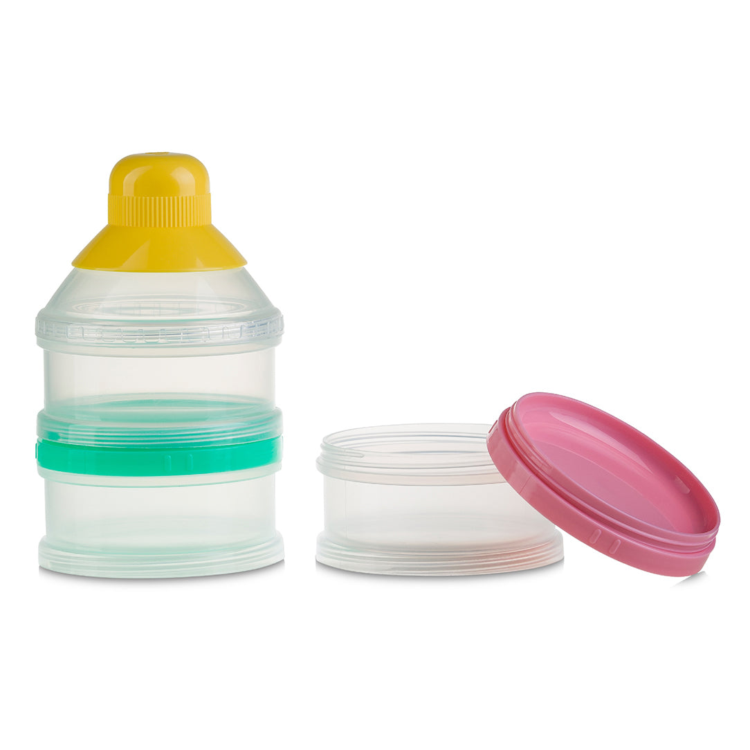 Pigeon Coloured Portable Milk Powder Container, Feeding Essentials