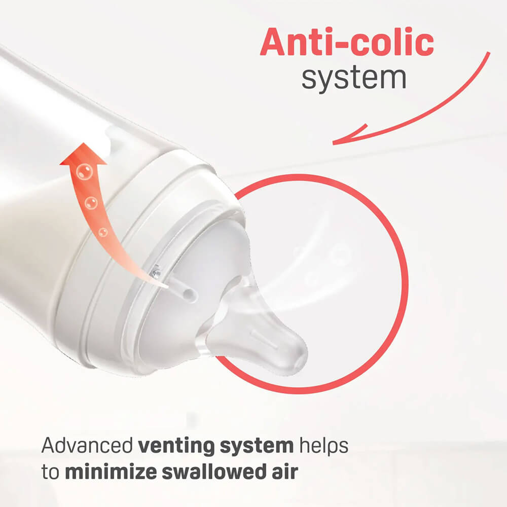 Compact feeding bottle – 160ml Pigeon wide-neck compatibility