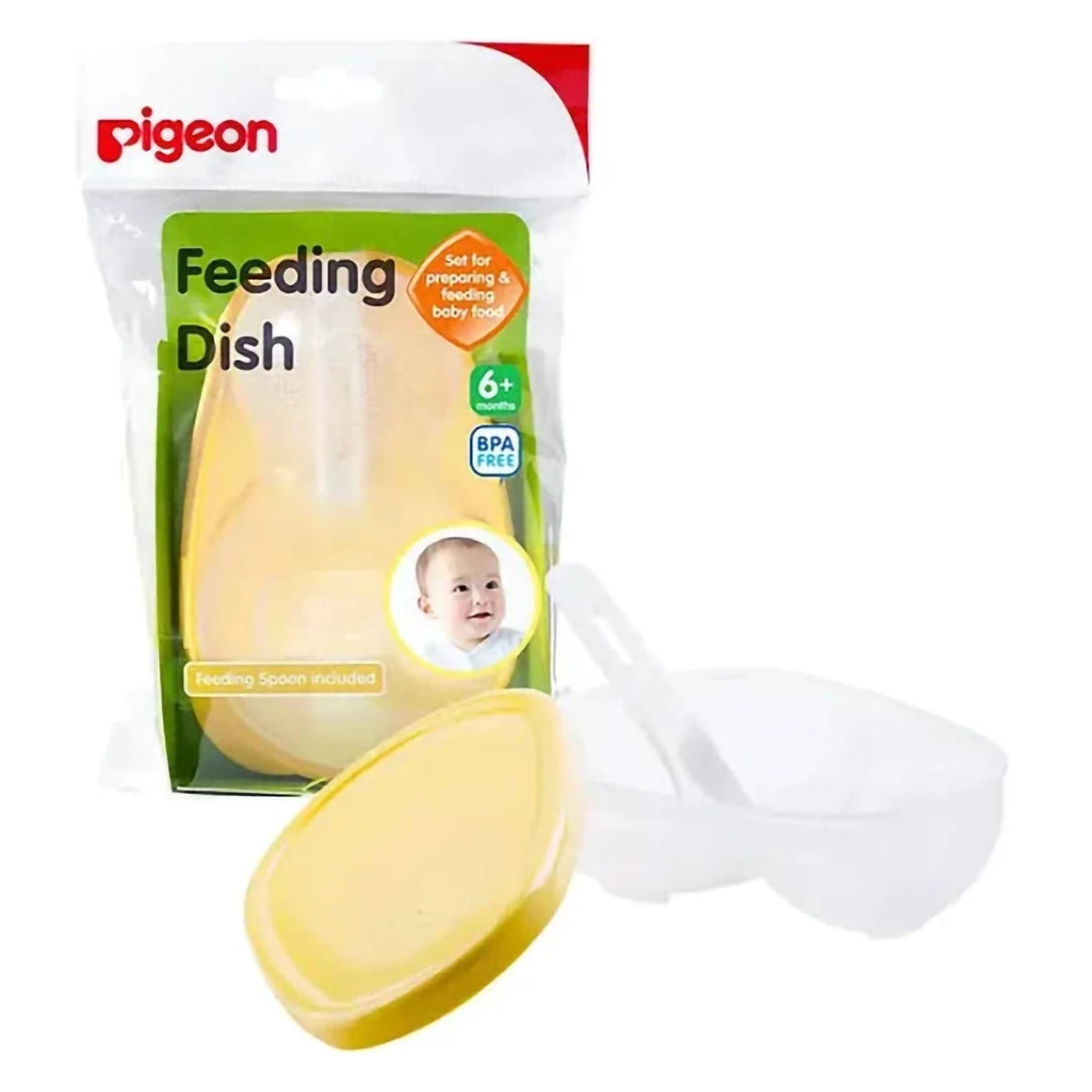 Pigeon Feeding Dish with Spoon - BPA-Free (03313), Nursing & Feeding 